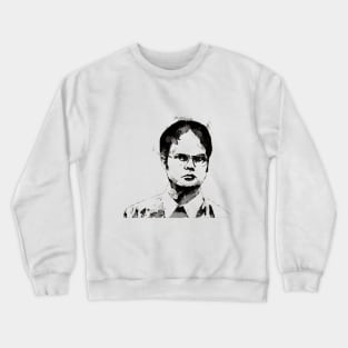 the office dwight poster Crewneck Sweatshirt